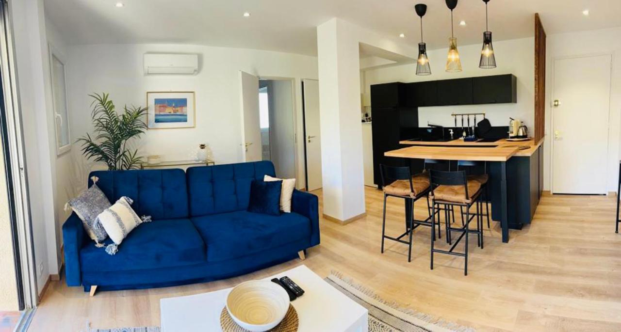 Superbe Appartement Terrasse Et Parking Prive 쎙뜨호뻬 외부 사진